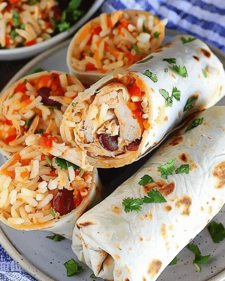 Easy Chicken Burritos