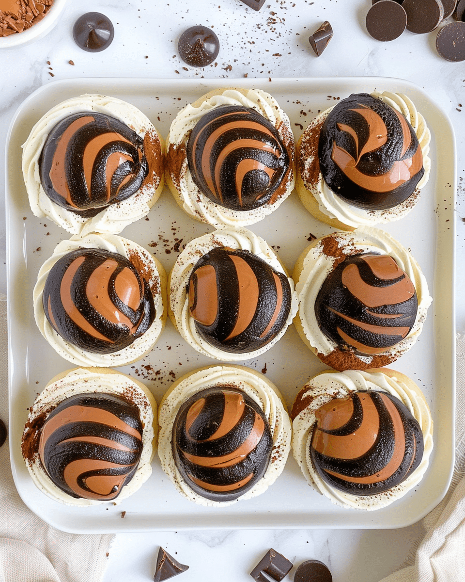 Easy Chocolate Cream Buns