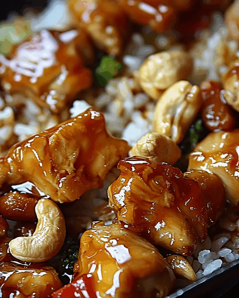 Easy Sheet Pan Cashew Chicken
