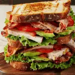 Turkey Avocado Club Sandwich