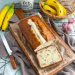 Eggless Banana Bread with Mayo