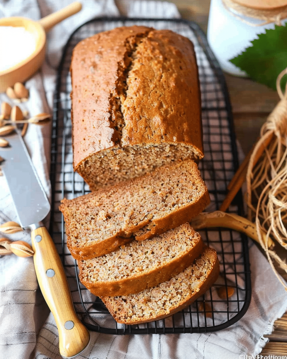 Eggless Banana Bread with Mayo