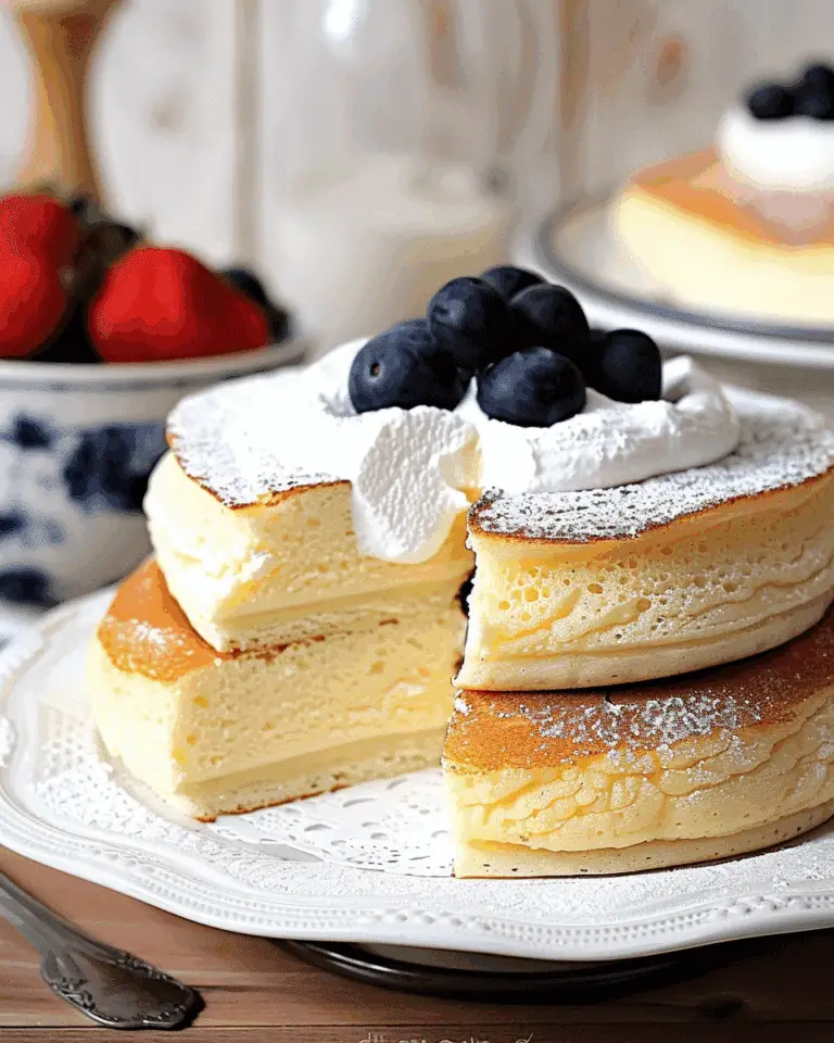 Fluffy DIY Souffle Pancakes: A Whimsical Breakfast Delight