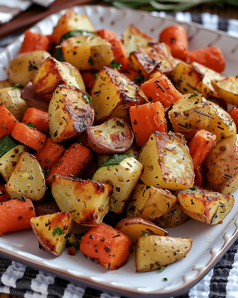 Garlic Herb Roasted Vegetables