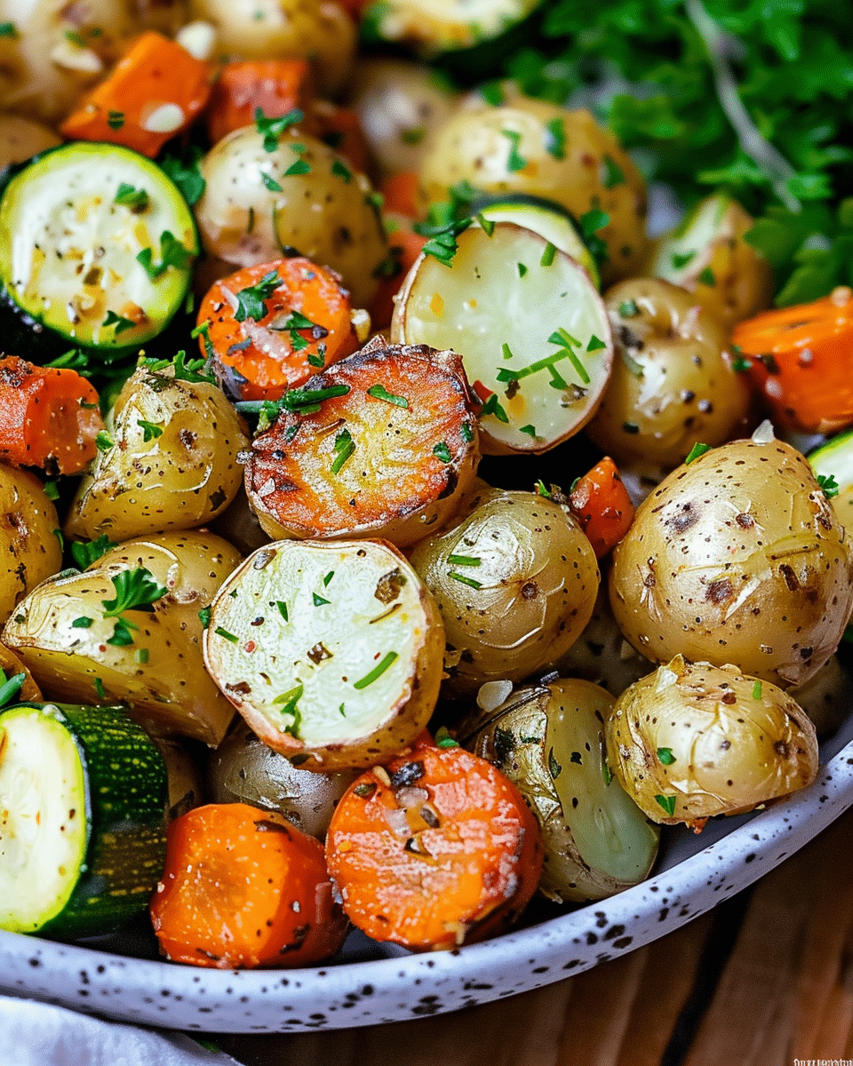 Garlic Herb Roasted Vegetables