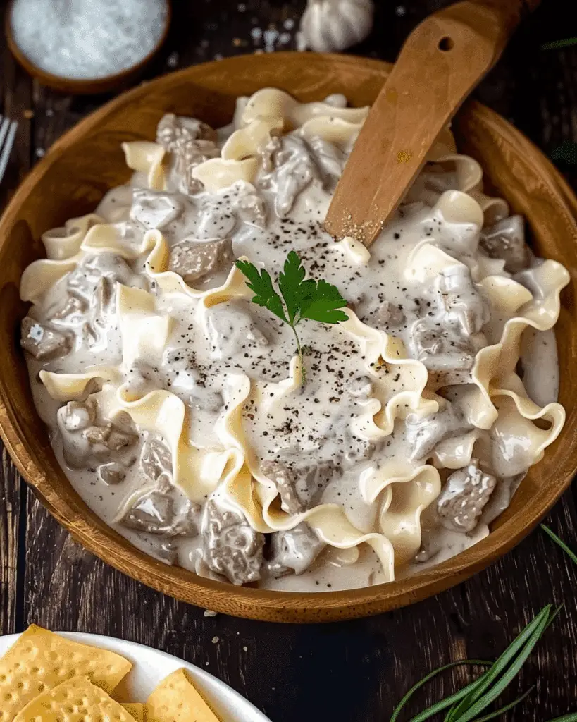 Ground Beef Stroganoff Recipe