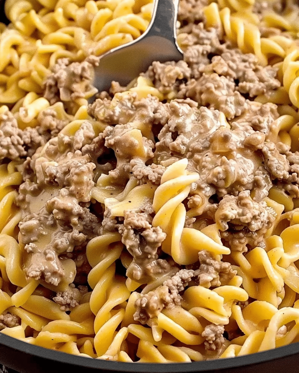 Ground Beef Stroganoff Recipe