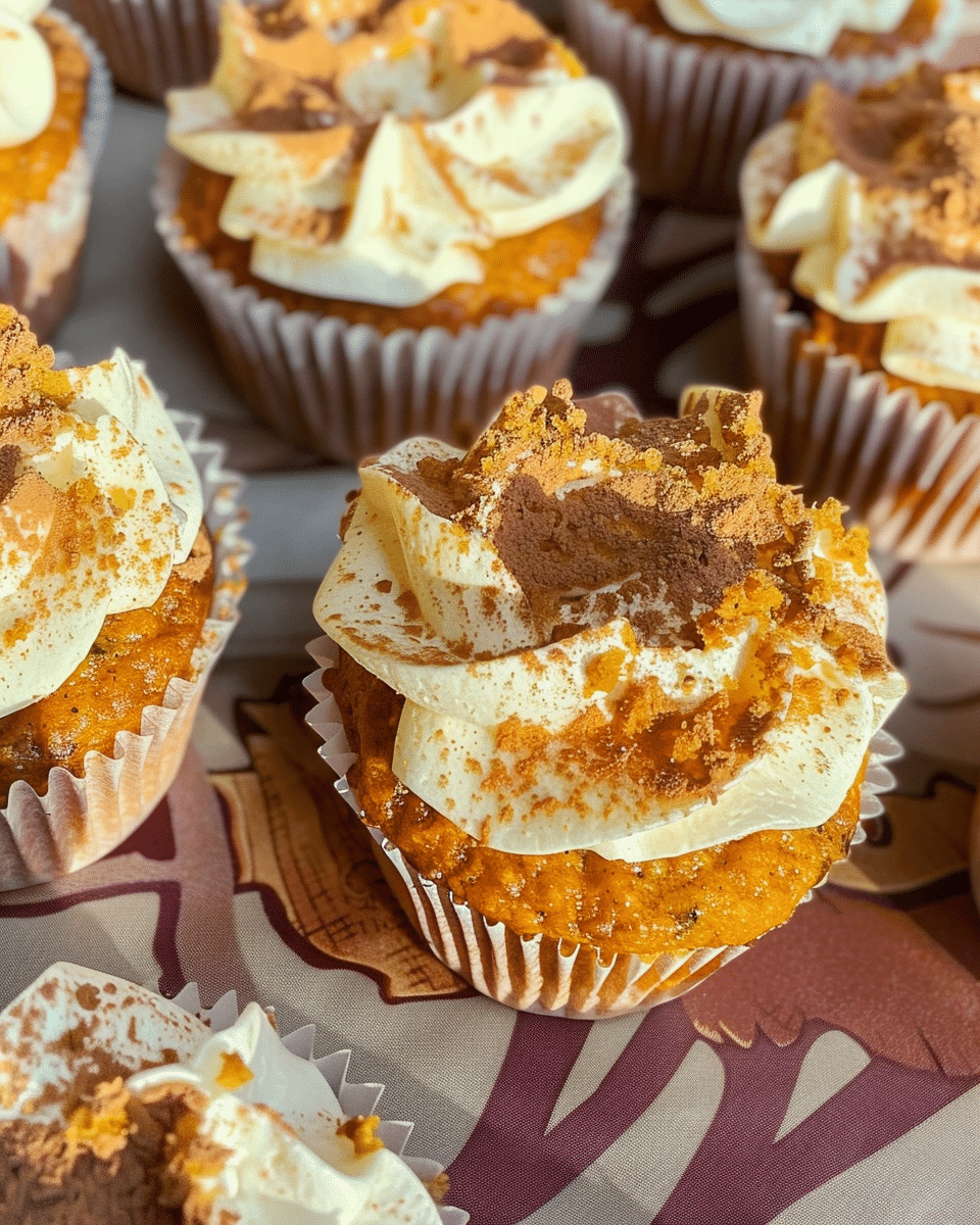 Healthy Pumpkin Cheesecake Muffins