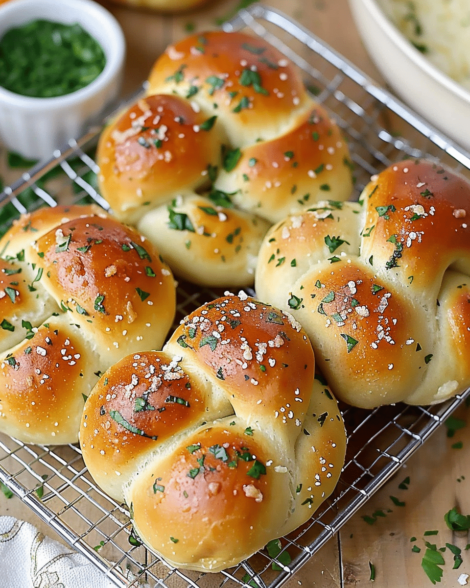 Homemade Garlic Knots Recipe