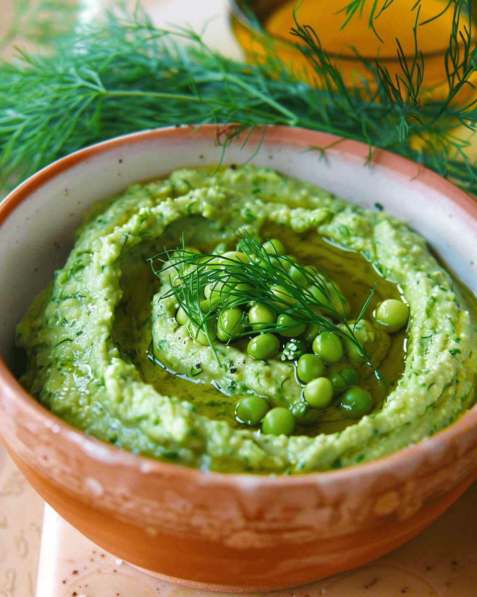 Homemade Green Pea Hummus Recipe
