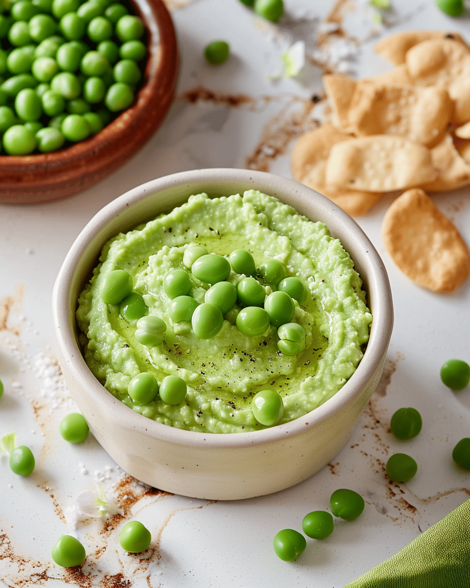 Homemade Green Pea Hummus Recipe
