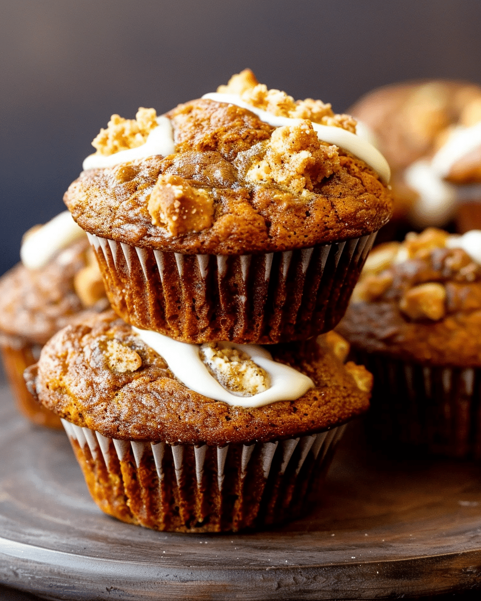 Pumpkin Cream Cheese Muffins