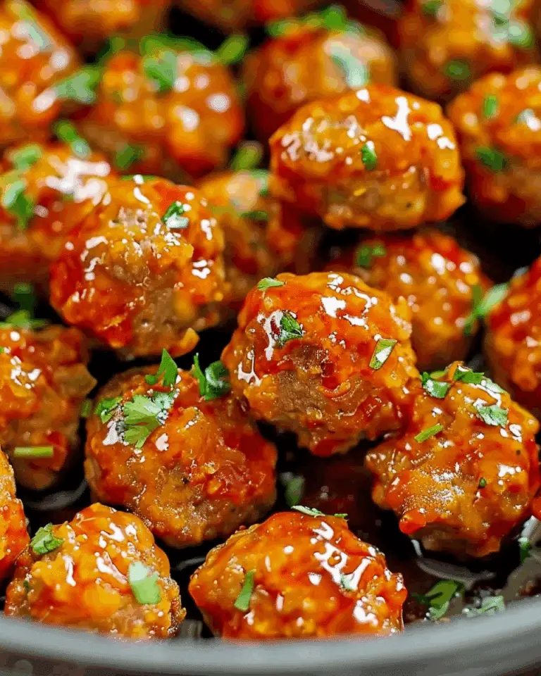Honey Buffalo Crockpot Meatballs