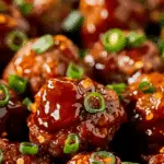 Honey Buffalo Crockpot Meatballs