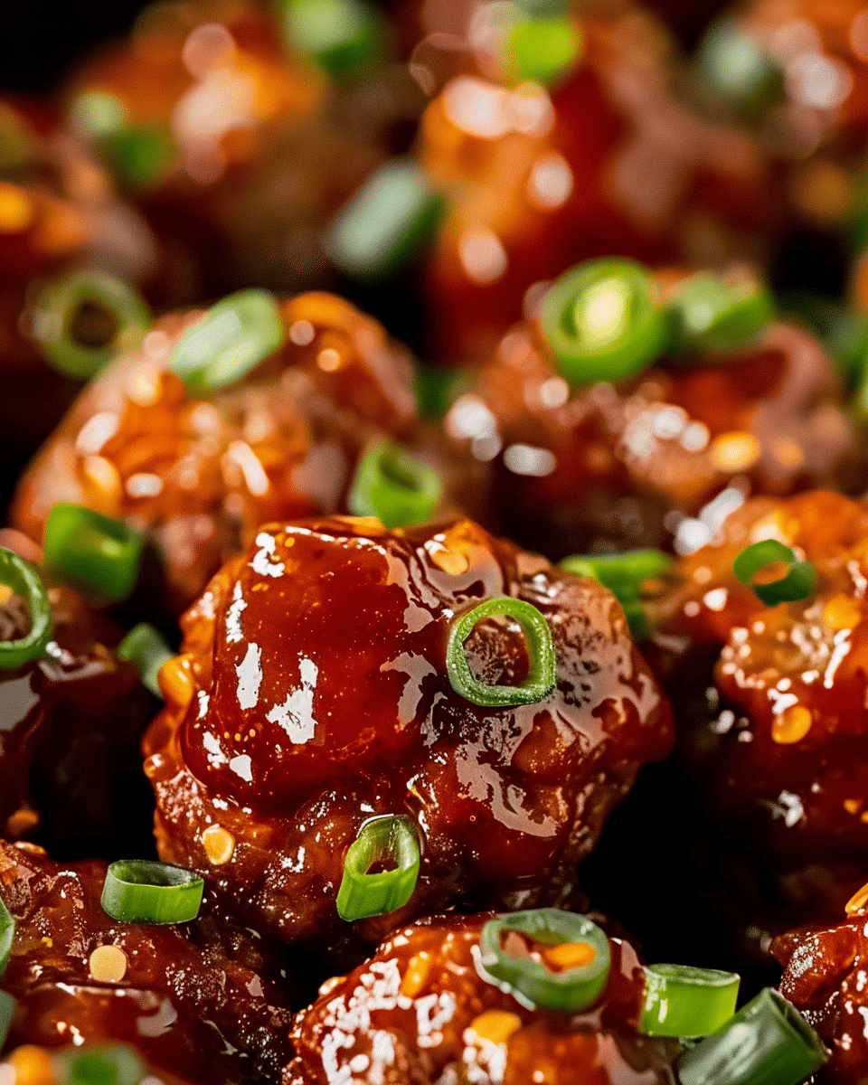 Honey Buffalo Crockpot Meatballs