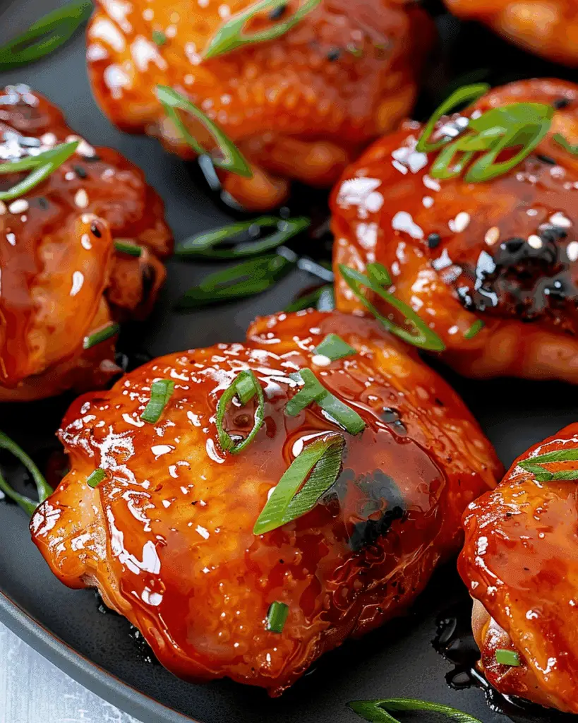 Honey Soy Chicken Thighs