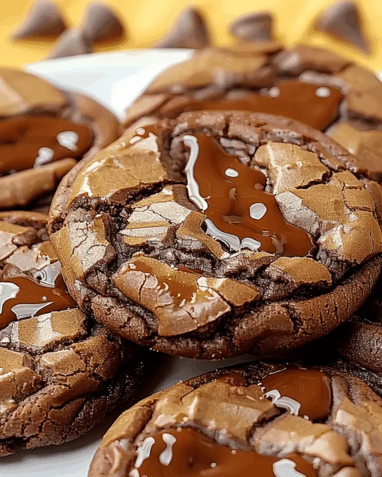 Caramel-Stuffed Chocolate Cookies