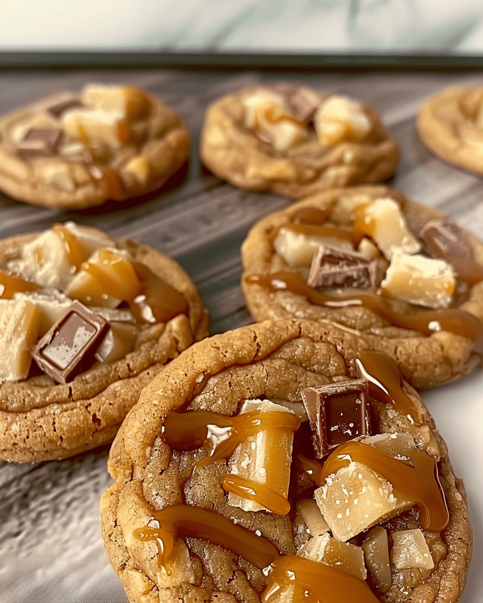 Caramel-Stuffed Chocolate Cookies