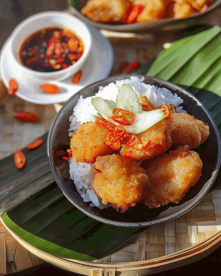 Indonesian Smashed Fried Chicken