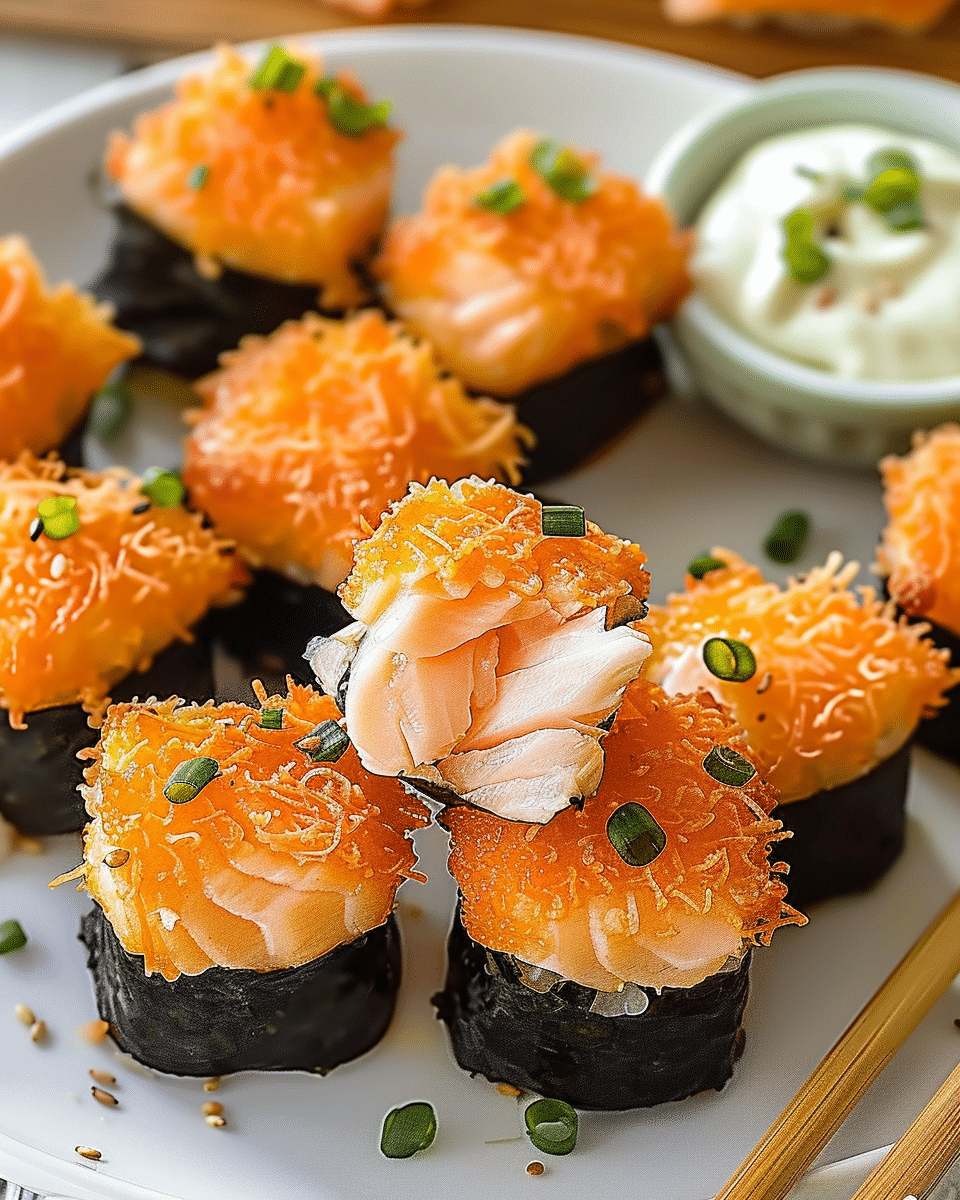 Oven-Baked Salmon Sushi Bites