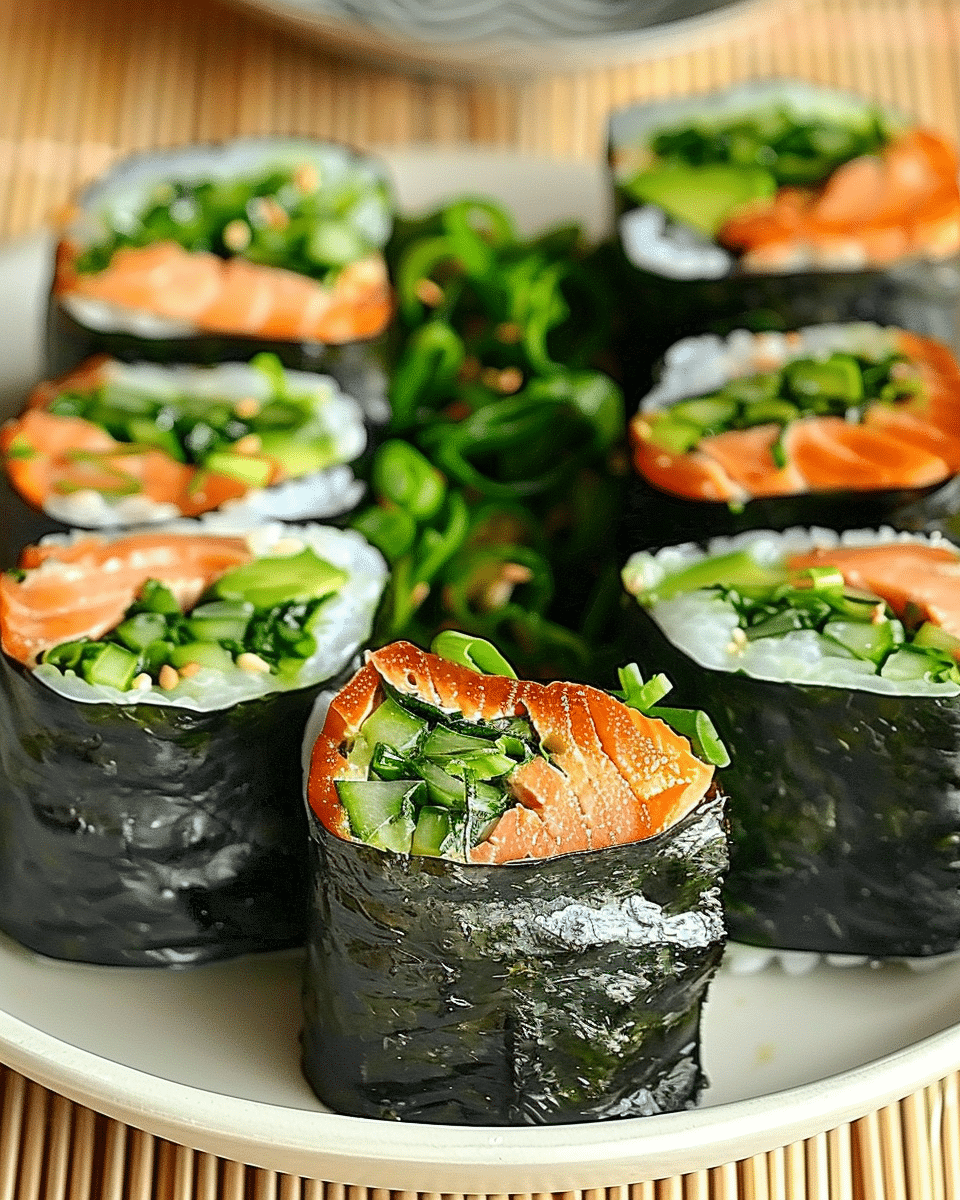 Oven-Baked Salmon Sushi Bites