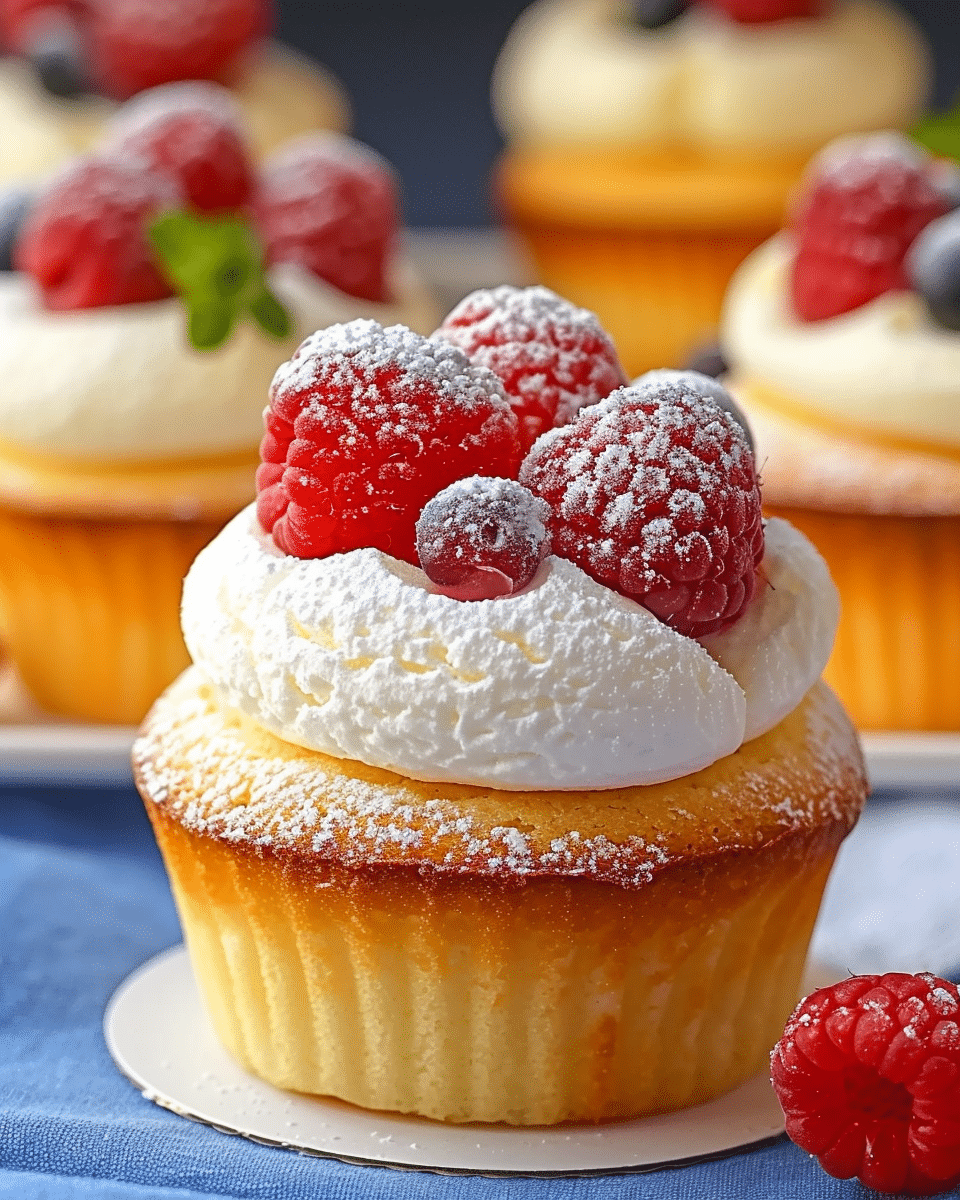 Japanese Cotton Cheesecake Cupcakes
