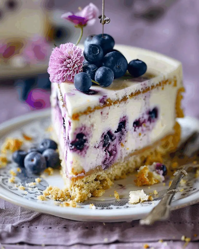 Lemon Blueberry Cheesecake Cake That’s Irresistible