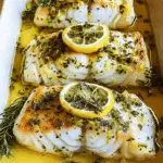 Lemon Butter Baked Cod