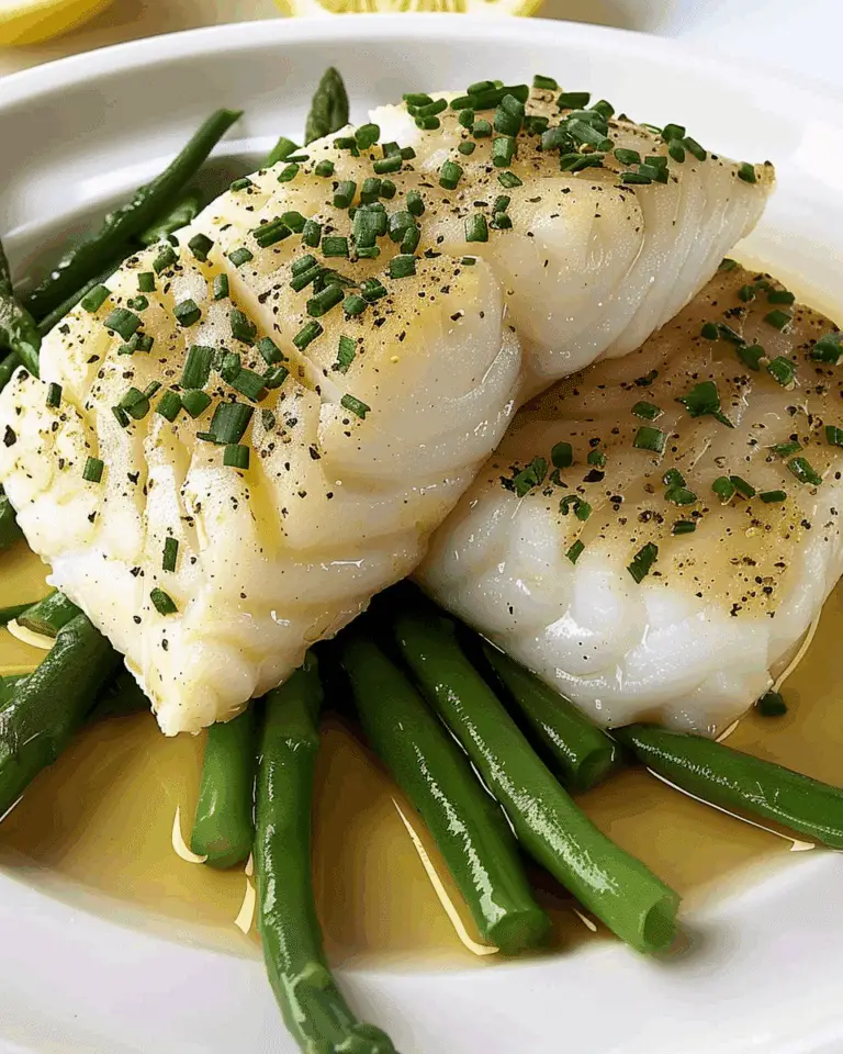 Lemon Butter Baked Cod