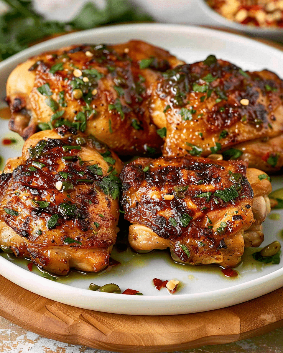 Miso Chicken Thighs