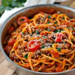 One‑Pot Taco Spaghetti
