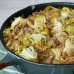 One Pan Old-Fashioned Amish Cabbage Casserole