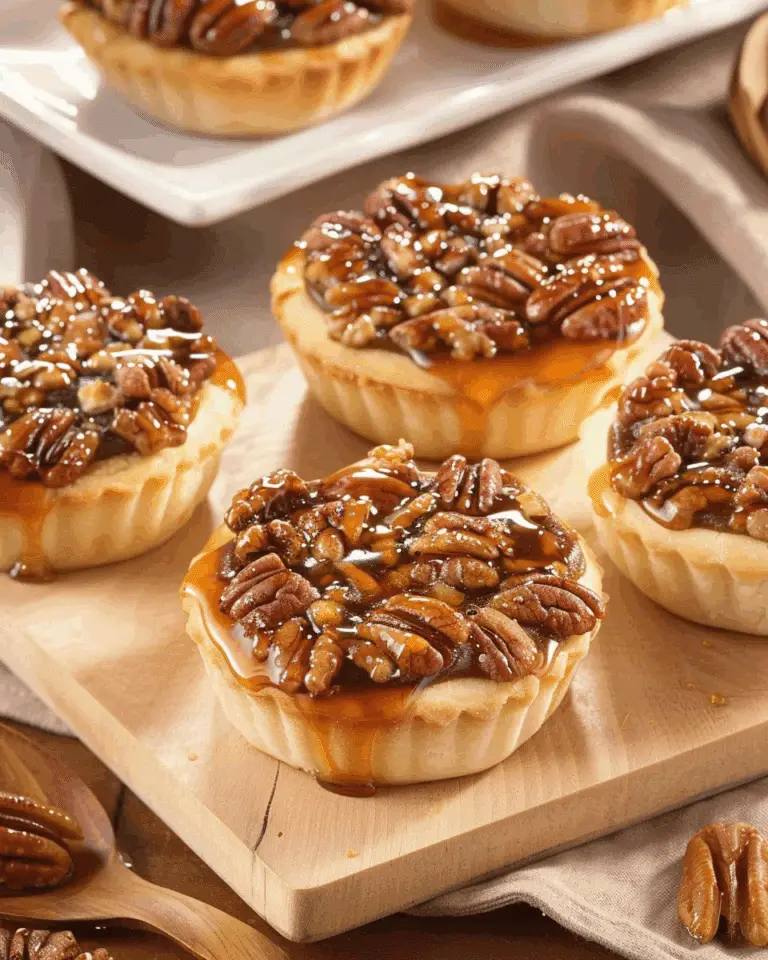 Pecan Tassies With Honey
