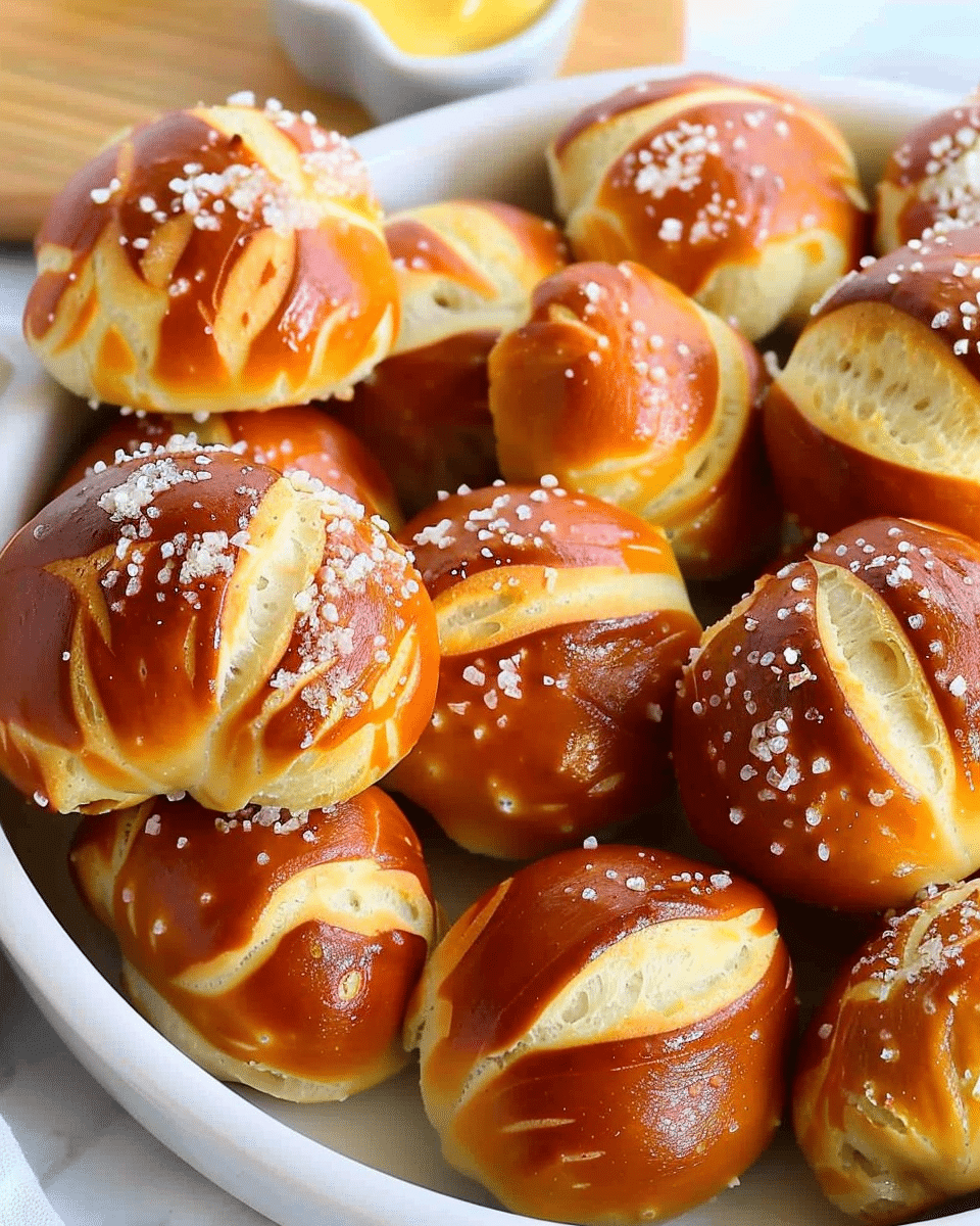 Soft and Fluffy Pretzel Bites Recipe