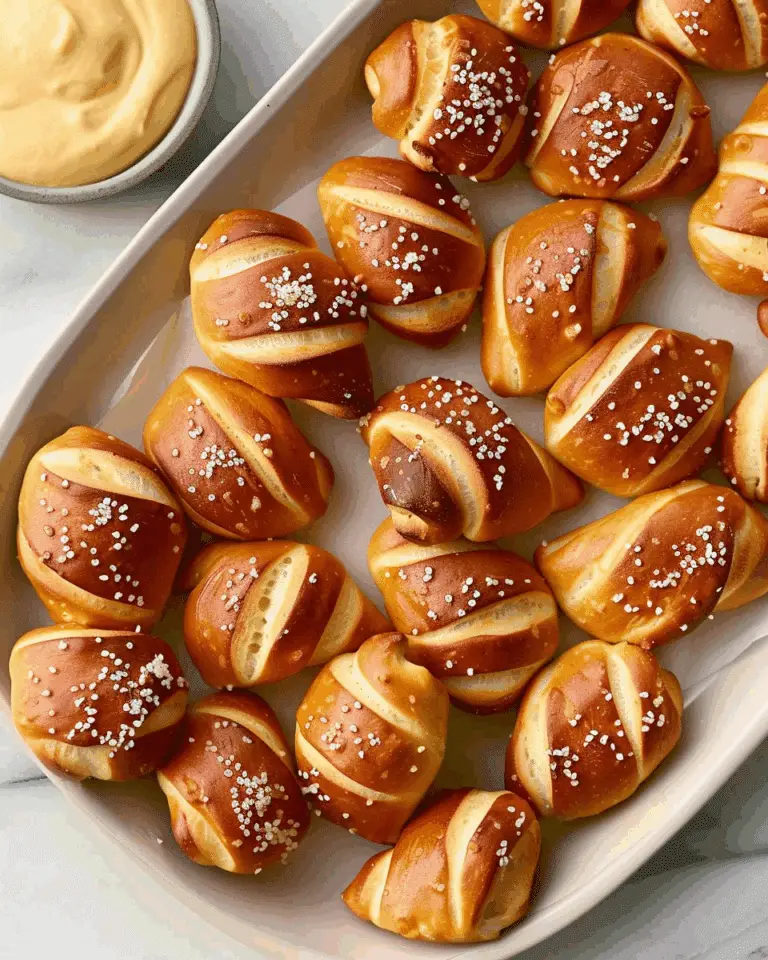 Soft and Fluffy Pretzel Bites Recipe