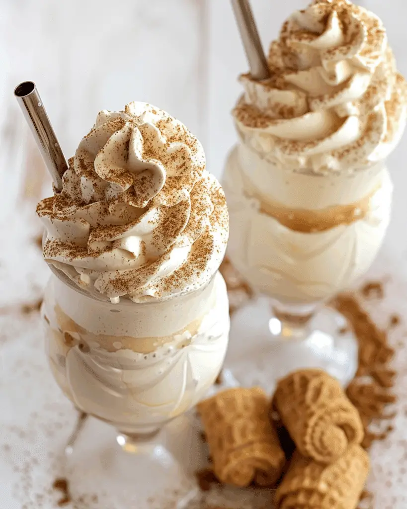 Quick & Easy Cinnamon Toast Crunch Milkshake with Whipped Cream
