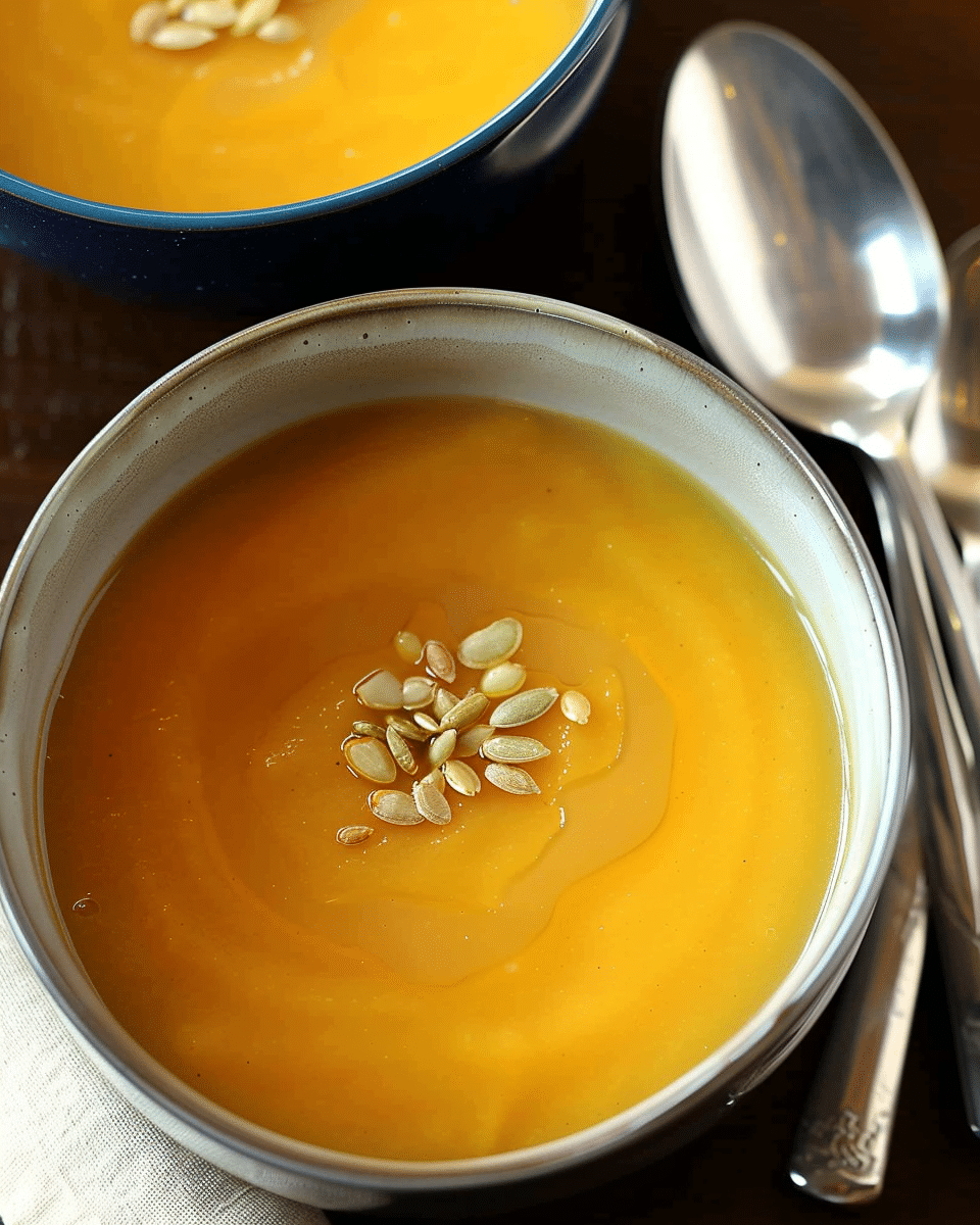 Roasted Butternut Squash Soup With Apple