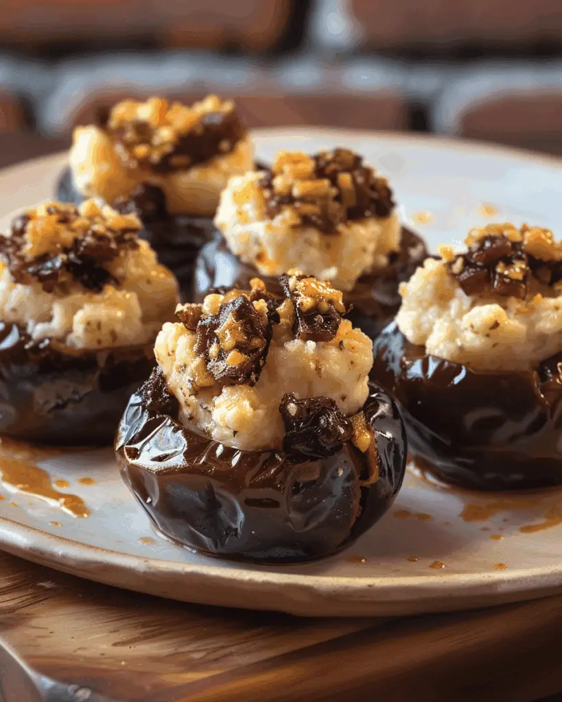 Roasted Stuffed Dates