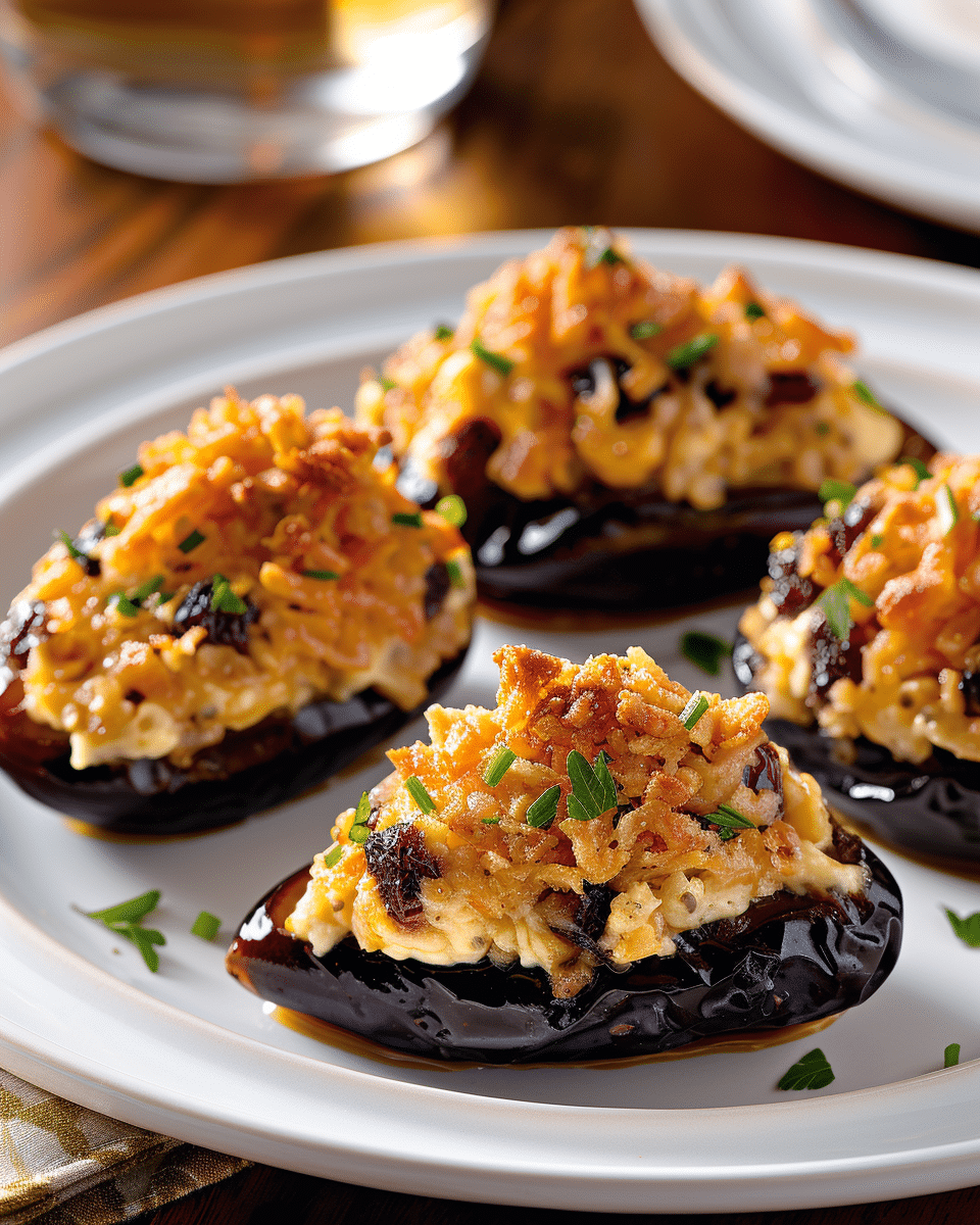 Roasted Stuffed Dates