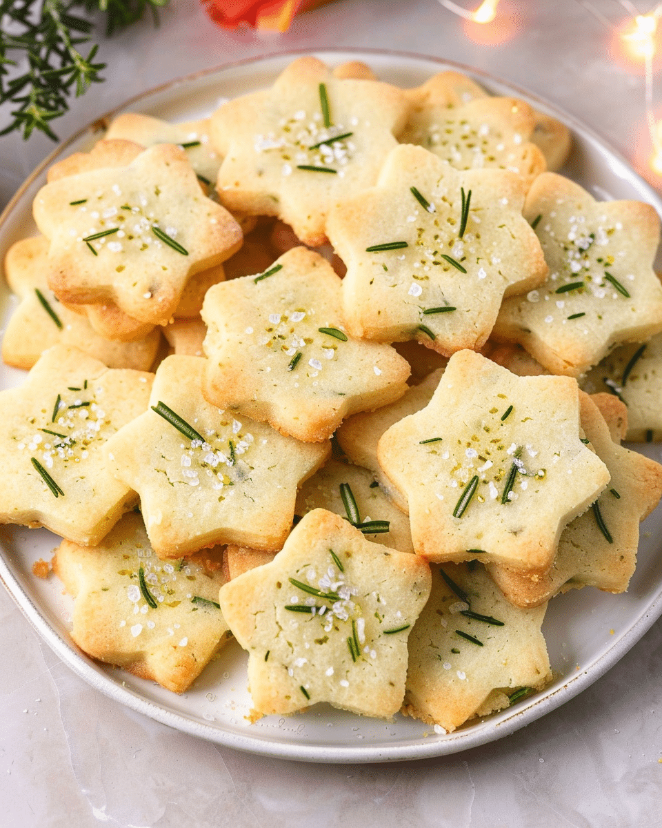 Rosemary Shortbread Cookies