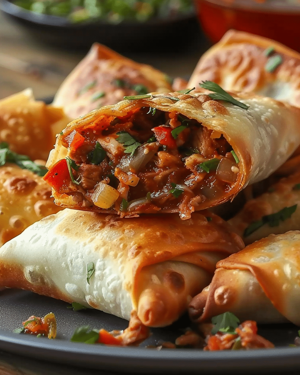 Sheet Pan Baked Chicken Chimichangas