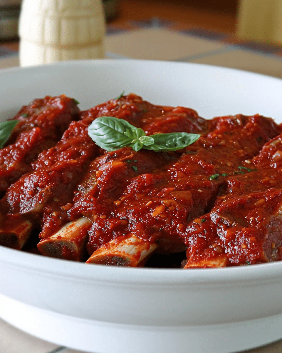 Short Ribs Pizzaiola