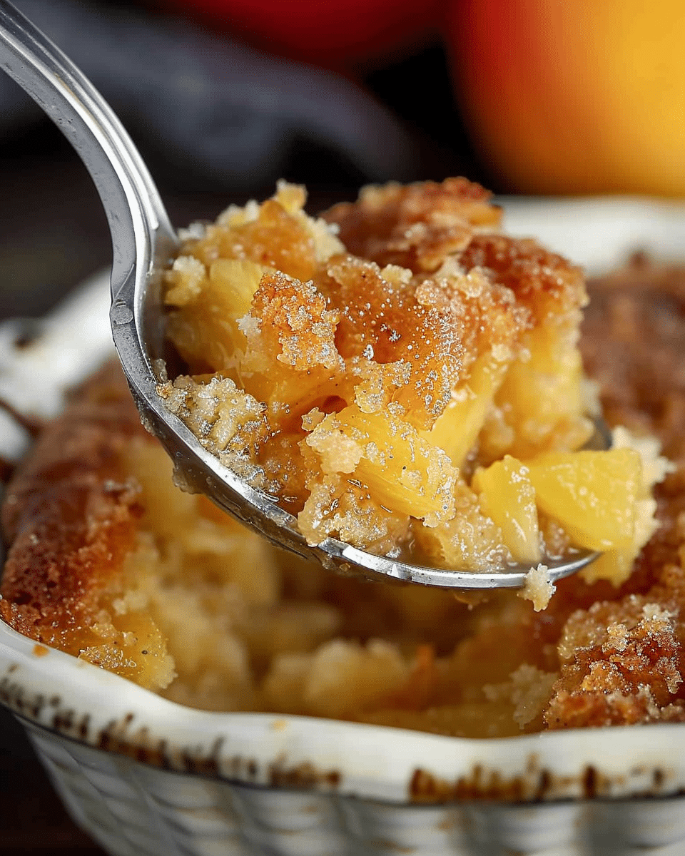 Easy Pineapple Dump Cake