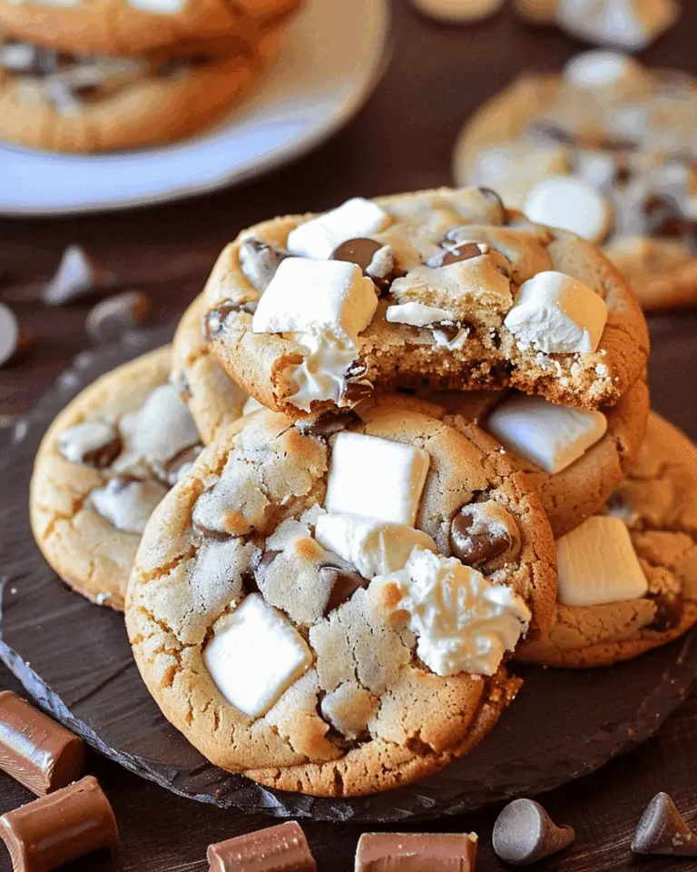 S’mores Stuffed Cookies