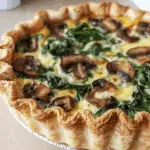 Spinach Mushroom Quiche