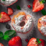 Strawberry Cottage Cheese Bagels