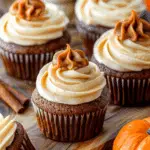 Pumpkin Cupcakes with Brown Sugar Cream Cheese Frosting