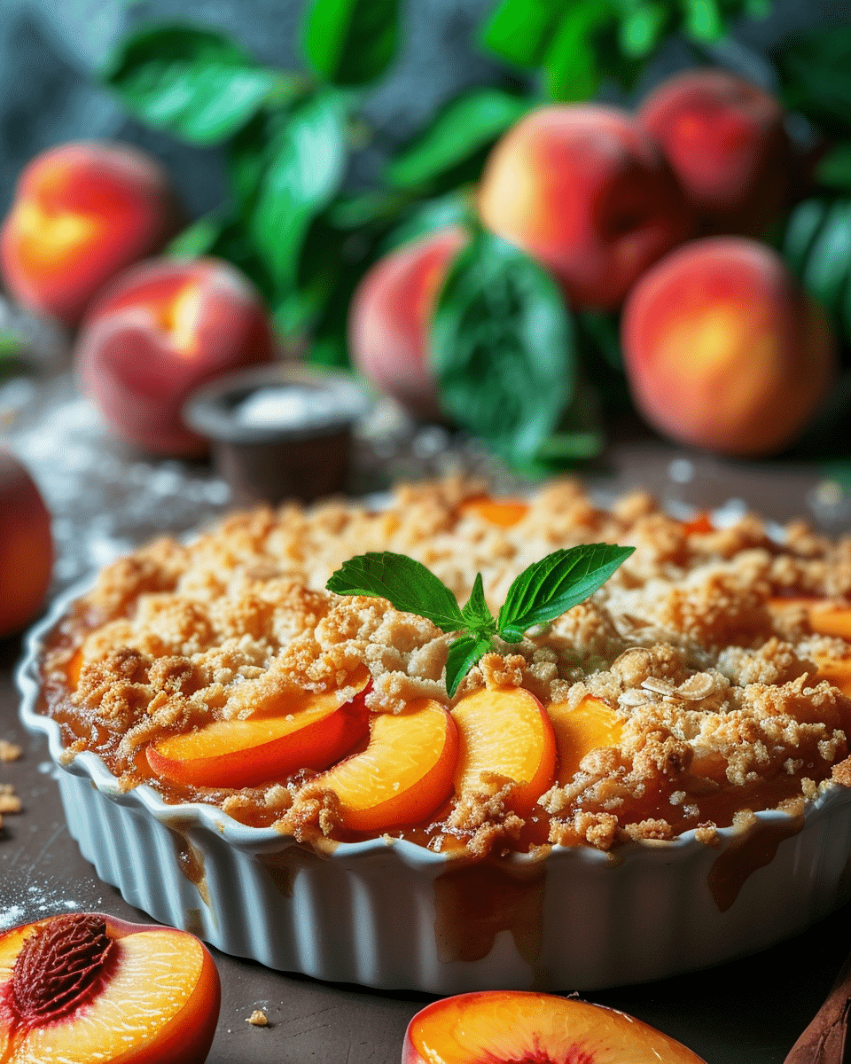 The Peach Crumble That Turns Every Bite Into A Memory