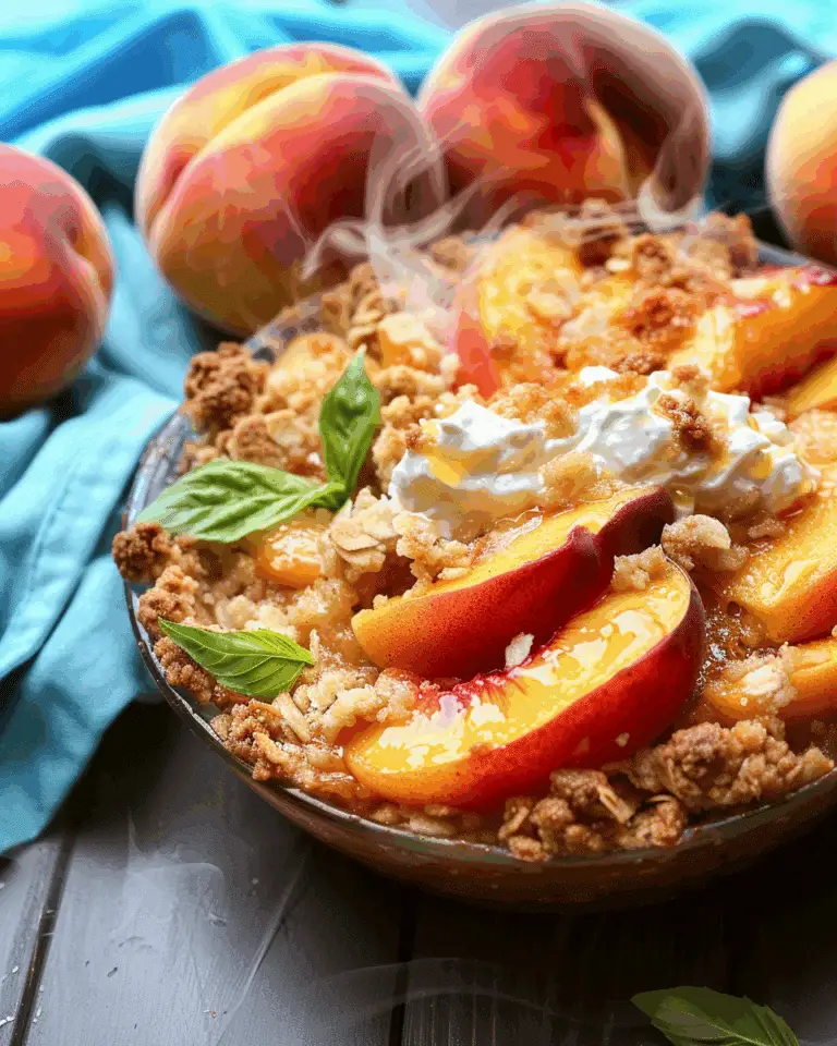 The Peach Crumble That Turns Every Bite Into A Memory