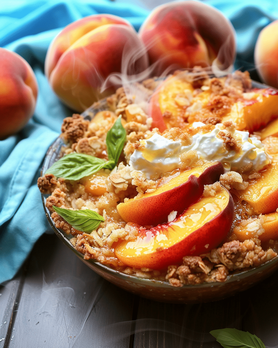 The Peach Crumble That Turns Every Bite Into A Memory